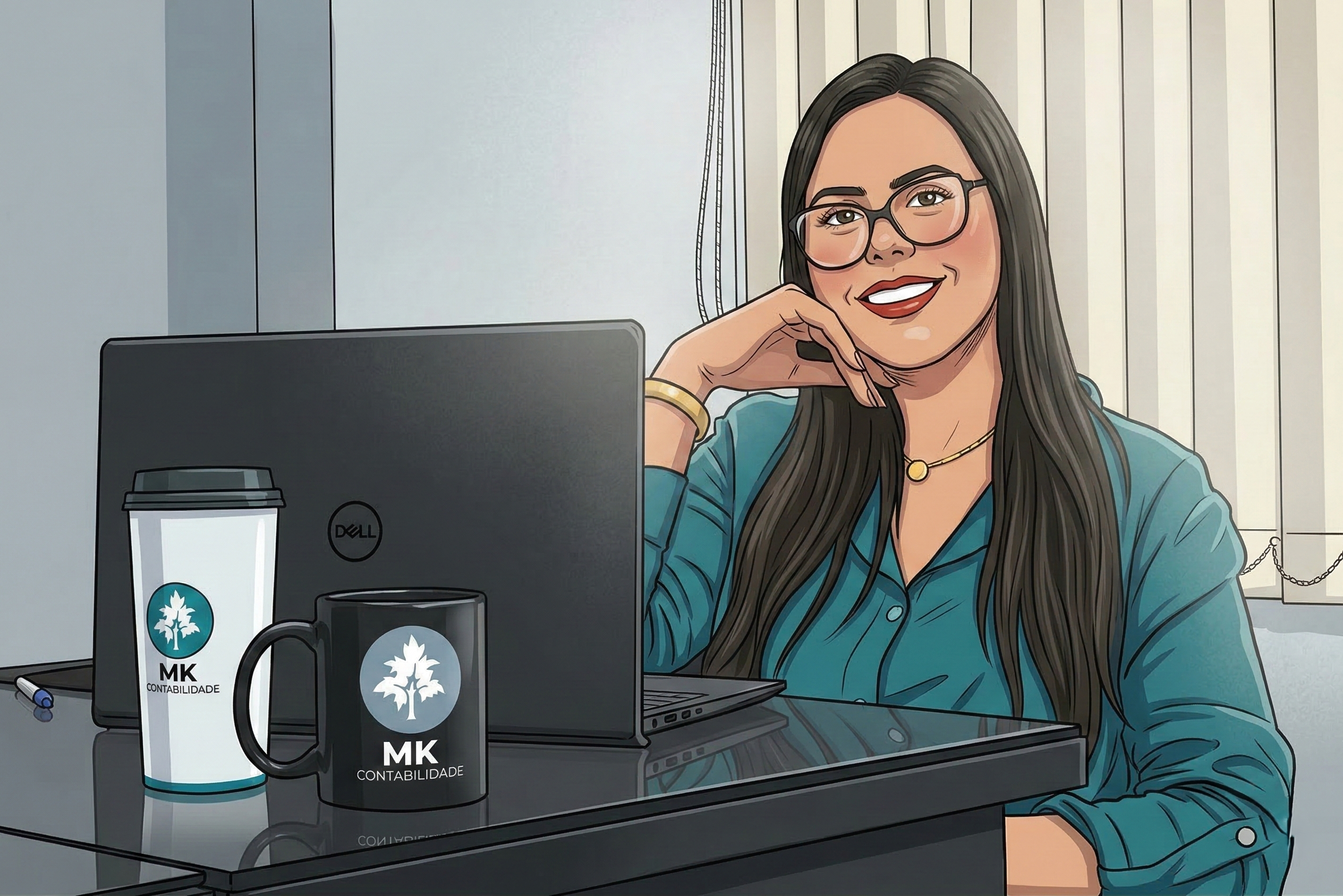 Foto do escritório da MK Contabilidade